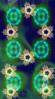 Kar tanesi rengarenk desen. Raster kar taneleri arka planda. Raster illüstrasyonu. Kar taneleri deseni. Soyut kar taneleri arkaplanda izole edilmiş düz tasarım.