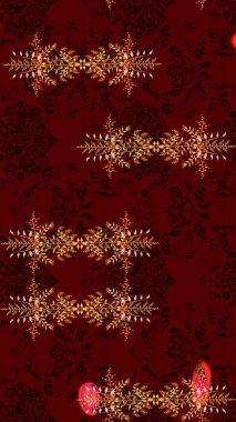 Kış kırmızısı, kahverengi ve siyah noel kar düz kristal element. Kar tanesi raster arka planı. Raster illüstrasyonu. Meteoroloji buz koleksiyonu. Xmas don kar taneleri izole edilmiş siluet sembolü