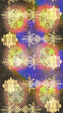 Raster Noel renkli arka plan ile düşen kar tanesi. Kar taneleri Raster resim. Dekorasyon kış kar simgeler.