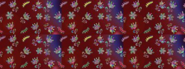 Renkli arka planda güzel kar taneleri. Kar tanesi ikonu, izole edilmiş. Düz dizayn. Raster illüstrasyonu.