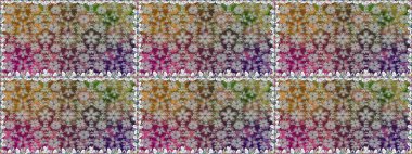 Raster Moda kumaş deseni. Çizgisiz desen. Şirin çiçekler..