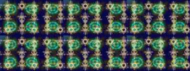 Noel doodle desen kar taneleri, raster arka plan ile. Raster illüstrasyon.