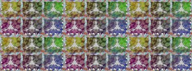 Çiçeksiz desenli arka plan. Gömlek baskısı için çiçek boyası. Tarafsız renklerde çiçekler.