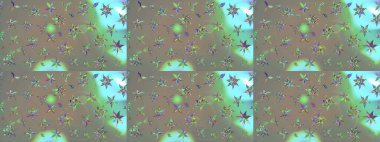 Raster illüstrasyonundaki çiçek desenli çizim. Güzel kumaş deseni. Renkli Bahar Teması eskiz kalıbı. Düz Çiçek Elementleri Tasarımı.