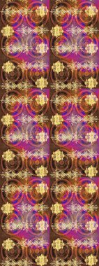 Son moda kar taneleri ve elementler onun kartlarını gösteriyor. Retro tarzı, kış elementleri. Kar taneleri tasarımı. Modern soyut tasarım posteri, kapak, kahverengi, mor ve pembe renkli kart tasarımı.