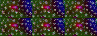 Çiçeğin suluboya çizimlerinin mükemmel deseni. Raster illüstrasyonu. Moda baskısı. Eski model. Dekorasyon ve tasarım için güzel bir desen. Suluboya çizim deseni.