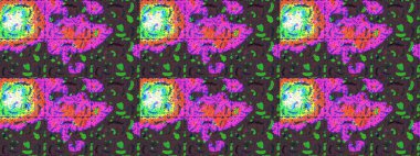 Çiçekli, suluboya desenli kusursuz çiçek deseni. Küçük çiçekte güzel bir çiçek deseni var. Raster deseni.