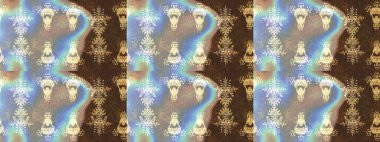 Renkli Yaz Temalı eskiz kalıbı. Güzel kumaş deseni. Düz Çiçek Elementleri Tasarımı. Raster illüstrasyonunda çiçek deseni çizimi.