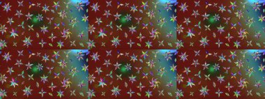 Çiçek arkaplanlı soyut zarafet eskiz deseni. Raster Güzel kumaş deseni.