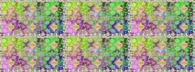 Barok tarzında kusursuz bir doğulu süsü. Tarafsız renklerde altın elementler. Geleneksel klasik raster altın pürüzsüz desen.