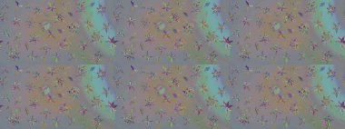 Klasik çiçek desenli. Paketleme, tekstil, duvar kâğıdı için çiçek eskizi. Yumuşak fayans. Raster 'ın taze dokusu. Yumuşak pamuk tasarımı.