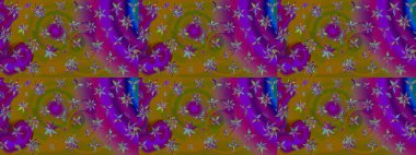 Raster çiçek desenli çiçek deseni, yapraklar, dekoratif elementler, sıçrama, lekeler, el çizimi kontur çizgileri ve Doodle çizim stili, grafik raster çizim çizimi.