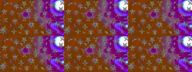 Çiçekli bahar çiçekleri. Moda baskıları için zarif bir şablon. Küçük renkli çiçekler. Küçük çiçekte güzel bir desen. Motley illüstrasyonu.