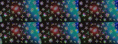 Manzaralı çiçek deseni. Çiçek kompozisyonu, el boyası, hassas şablon. Üst manzara, yumuşak gri ve mavi renk. Sevgililer günü ve tebrik kartı konsepti için şık bir davet.