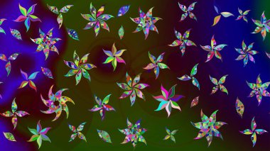 Renkli Bahar Teması eskiz kalıbı. Düz Çiçek Elementleri Tasarımı. Çiçekli eskiz arkaplanı. Çocuk stili.