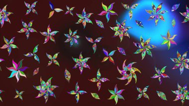 Suluboya etkisi. Raster deseni. Botanik çizim kalıbı. Organik elementler.