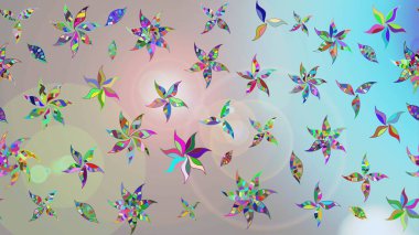 Egzotik çiçekler, nötr ve gri renkler üzerine botanik ve parlak klasik doğa. Raster illüstrasyonu. Klasik tropikal doğal elementlerin suluboya seti.