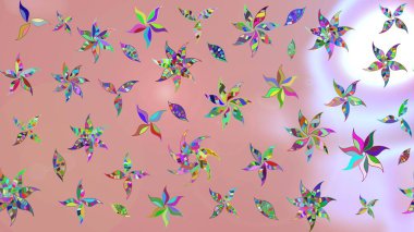 Dekorasyon ve tasarım için güzel bir desen. Raster illüstrasyonu. Çiçeğin suluboya çizimlerinin mükemmel deseni. Suluboya çizim kalıbı. Moda baskısı. Eski.