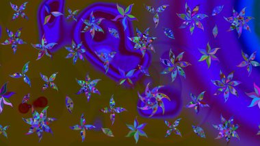 Şatafatlı bahar bahçesi dokusu. Çiçek deseni. Flower eskiz arka planı. Raster illüstrasyonu.