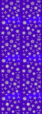 Küçük renkli çiçekler. Küçük çiçekte güzel bir desen. Motley illüstrasyonu. Moda baskıları için zarif bir şablon. Menekşe ve nötr çiçeklerle bahar çiçekleri.