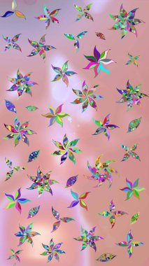 Güzel suluboya yaz çiçekleri deseni..