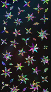 Gri ve mavi çiçekli eskiz deseni, suluboya çiçek deseni, sevimli çiçek, duvar kağıdı, kart veya kumaş için fayanslı. Raster - stok.