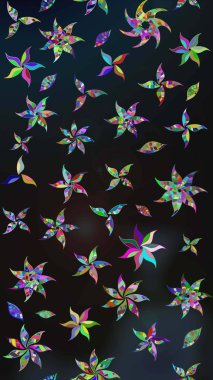 Tekstil veya kitap kapakları, imalat, duvar kağıtları, baskı, hediye paketi ve yapıştırma kitabı için çiçek eskizi geçmişi. Küçük çaplı çiçeklerdeki basit şirin desenler. Raster illüstrasyonu.