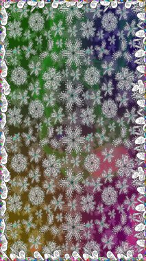 Raster illüstrasyonunda kusursuz çiçek deseni. Gri renkli çiçekler.