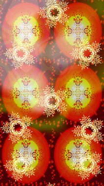 Suluboya, elle çizilmiş. Kusursuz bir arka plan modeli. Raster - stok. Vadinin çiçekleri kahverengi, kırmızı ve turuncu renklerde.