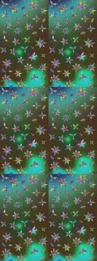 Tekstil, duvar kâğıdı, kapaklar, yüzey, baskı, hediye paketi, hatıra defteri, dekupaj. Özgürlük stili Millefleur 'lar. Taşralı şıklığı. Küçük yabani çiçeklerdeki halk modelini çiz..