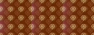 Noel altın kar tanesi kusursuz desen. Kahverengi, bej ve sarı renklerde altın kar taneleri. Kış kar dokusu duvar kağıdı. Sembol tatili, yeni yıl kutlaması, altın desenler..