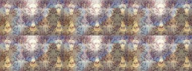 Kar taneleri, kar yağışı. Düşen Noel stili kar taneleri. Güzel bej rengi, gri ve nötr kar taneleri renkli bir arkaplanda izole edilmiş. Görüntü.