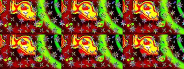 Tomurcukları çiçek olan sevimli bir çiçek deseni. Eskiz geçmişi. Raster illüstrasyonu. Raster. Eski usul. Kumaş, tekstil ve duvar kağıdı baskısı için..