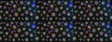 Çiçekler gri ve maviye. Eskiz arkaplan modeli. Suluboya, elle çizilmiş. Raster stoku.