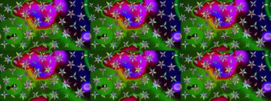 Raster illüstrasyonu. Düz Çiçek Elementleri Tasarımı. Zentangle soyut çiçekleri. Renkli Bahar Teması eskiz kalıbı. Güzel kumaş deseni. Çiçek tozu..