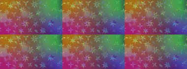 Tekstil için suluboya eskiz deseni. El çizimi çiçek çizimi deseni (fayans). Şirin çiçekli, desenli, kahverengi ve mor renkli çizim deseni.