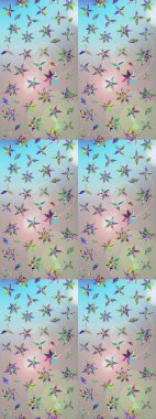 Raster illustration. Exotic flowers, botanical bright classic nature on neutral and gray colors. Watercolor set of vintage floral tropical natural elements.