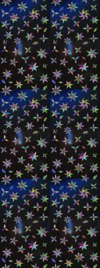 Şekil verilmiş çiçeklerle eskiz deseni. Süslü zentangle çizim dokusu, soyut çiçeklerle süslenmiş. Çiçek deseni duvar kağıdı, şablon dolguları ve web sayfası arkaplanı için kullanılabilir.