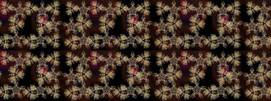 Renkli elementlerle Raster ilginç desen.