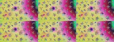 Ton halinde. Suluboya desenli çiçek deseni. Çiçeğin suluboya çizimlerinin mükemmel deseni. Moda baskısı. Dekorasyon ve tasarım için güzel desen.