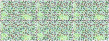 Raster illüstrasyonu. Kumaş, tekstil, baskı ve davetiye için arka plan. Tarafsız renklerde güzel renkli kelebekler. Kusursuz desen.