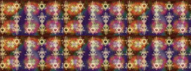 Kar Taneleri Karalamaları. Yeni yıl dekoratif kar taneleri arka planı. El çizimi Noel Raster illüstrasyonu.