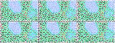 Kusursuz. Kumaş, kağıt, ambalaj kâğıdı ve duvar kağıdı tasarımı için harika bir arka plan. Raster. Kelebek desenli mavi, nötr ve beyaz.