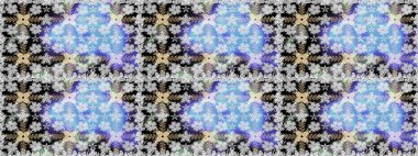 Gri çiçekli kusursuz desen, suluboya çiçek deseni, sevimli çiçek, duvar kağıdı, kart veya kumaş için fayanslı. Raster - stok.