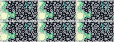 Düz Çiçek Elementleri Tasarımı. Çiçeksel fantezi tasarımı, parlak bir arka planda, kusursuz bir desen. Renkli Bahar Teması Kusursuz Arkaplan.