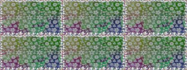 Raster Hip kumaş deseni. Kusursuz Vintage Çiçek Deseni.