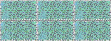 Elin kusursuz deseni suluboya desenli siluet kelebekleri. Mavi renkli illüstrasyon. Klasik tarzda hem de. Raster illüstrasyonu.