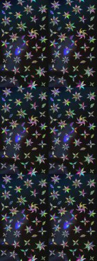 Çiçekli çiçek deseni, suluboya. Süslü kumaş deseni. Raster deseni.