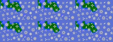 Tatil havası. Raster güzel bir çiçek deseni çizmiş. Nazik romantik baskı. Bahar mevsimi.