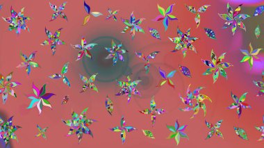 Yumuşak pamuk tasarımı. Yumuşak fayans. Raster 'ın taze dokusu. Paketleme, tekstil, duvar kâğıdı için çiçek eskizi. Klasik çiçek deseni.